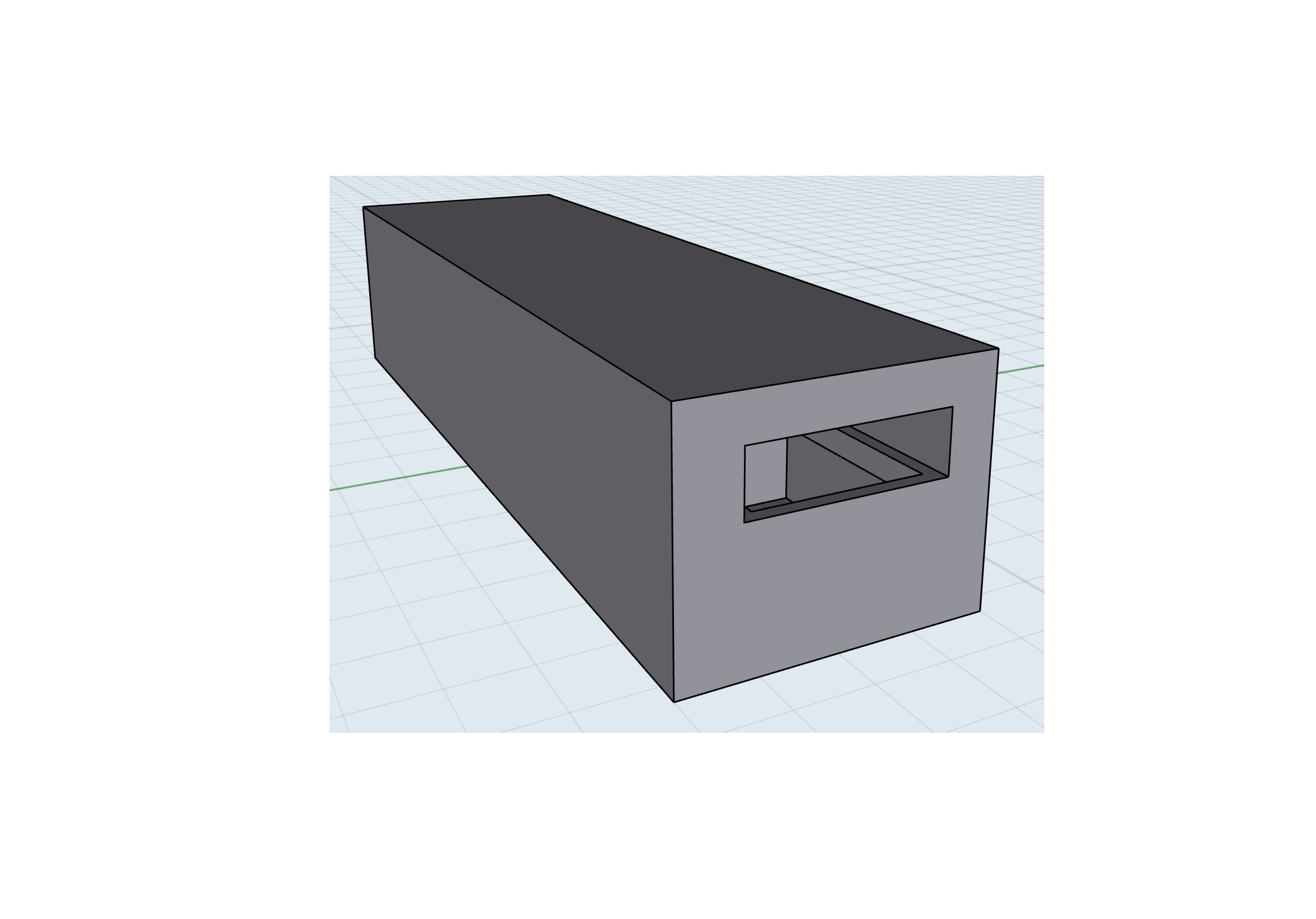 3D models the bench and bin.